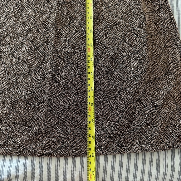 NWT Sezane Lauren dress black & metallic gold XS - Picture 11 of 12